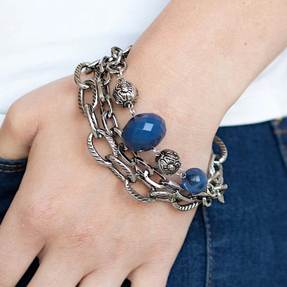 ❤️‍🔥5/$25❤️‍🔥 Mega Malibu Blue Bracelet